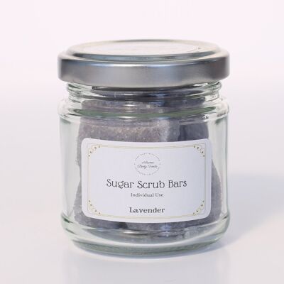 Lavender Sugar Scrub Bars - Small