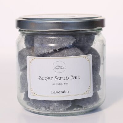 Lavender Sugar Scrub Bars - Medium