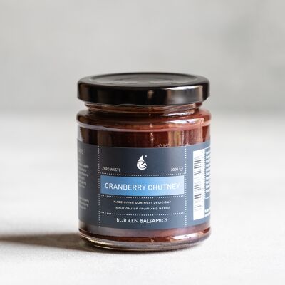 Chutney balsamique aux canneberges