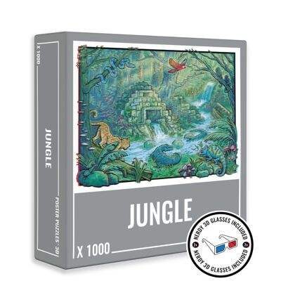 Jungle 1000 Piece 3D Jigsaw Puzzles for Adults