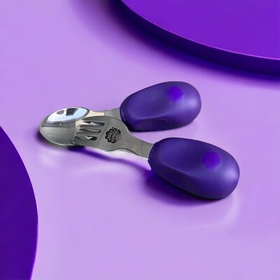 Etapa 2 - Tenedor y cuchara - Púrpura intenso