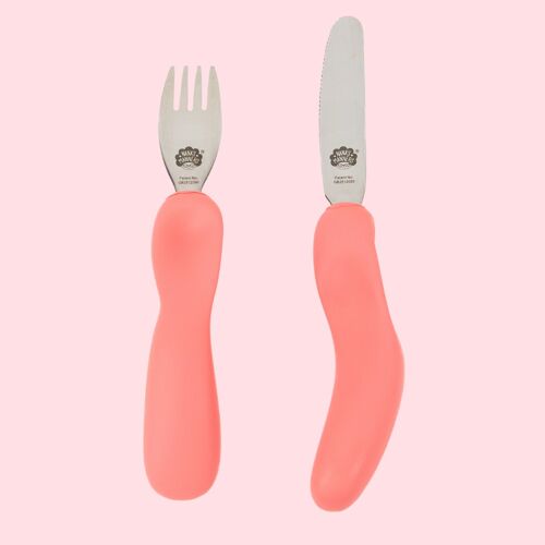 Stage 3 - Blossom Pink - Children's Cutlery