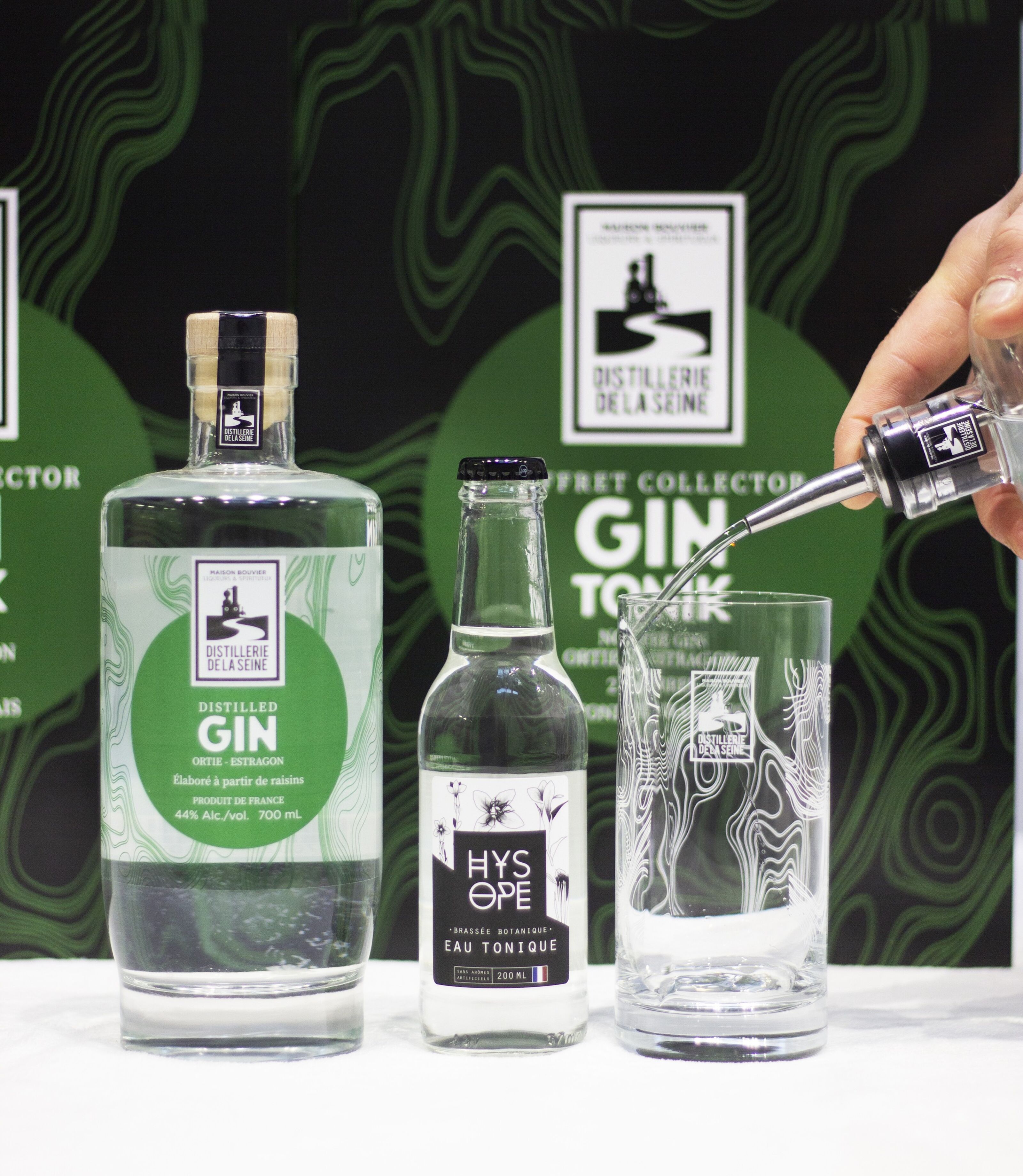 Coffret Gin Tonic, La distillerie de la Seine, 70cl 44%