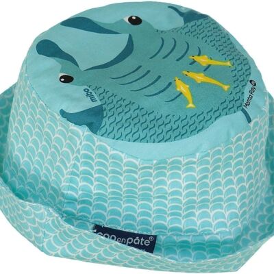 Gorro de pescador para bebé y niño, algodón orgánico - Manta Ray