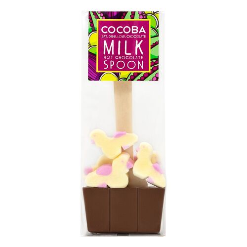 Easter Marshmallow Hot Chocolate Spoon Chick