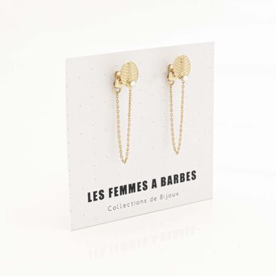 Chaines d'oreilles PYRA Blanc
