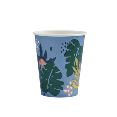 Paper Cups Tropical Animals (Set of 8)