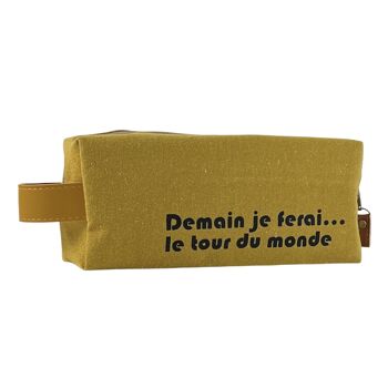 Trousse nomade S, "Demain, je ferai le tour du monde", vercors curry 1