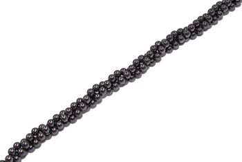 Collier hématite triple torsadé 2