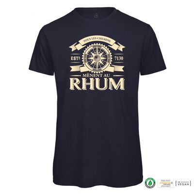 T-shirt da uomo - Tutte le strade portano al RUM