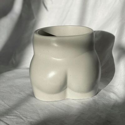 Handcrafted Bum Shaped Vase , SKU166