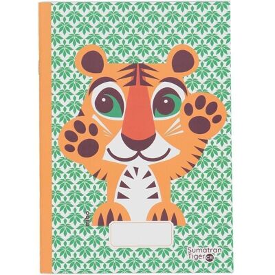 Notebook A5 - 48p Tiger