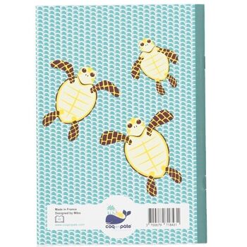 Cahier A5 - 48p Tortue 2