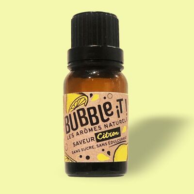 BUBBLE iT!, sabor natural a limón