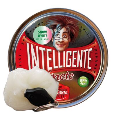 INTELLIGENTE knete - Snow Withe inkl. Schwarzlicht-Lampe