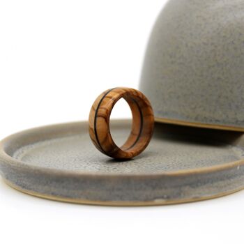 Bague en bois dinosaure 6