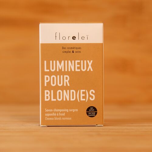 Le Lumineux pour Blond(e)s 
Savon-Shampooing - cheveux normaux