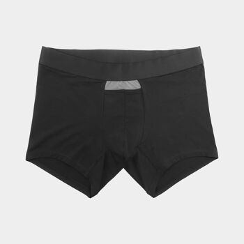 Boxer Argent - - Trois - Noir 1