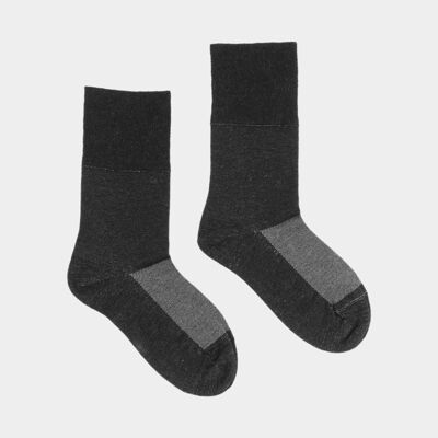 Silberne Crew-Socken - - Zwei