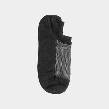 Chaussettes invisibles argentées - - Deux 2