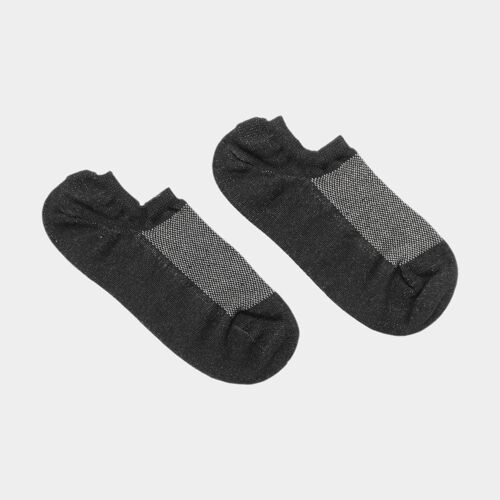 Silver No-Show Socks -  - Ten