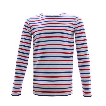 Marinière Tricolore (homme)- Made in France 1