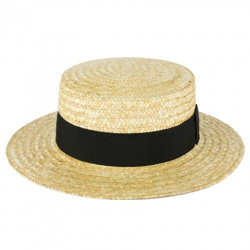 Chapeau canotier en paille - Made in France