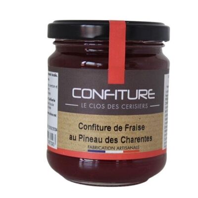 Strawberry extra jam with Pineau des Charentes
