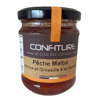Extra Jam "Peche Melba" (Peach Currant with Vanilla)