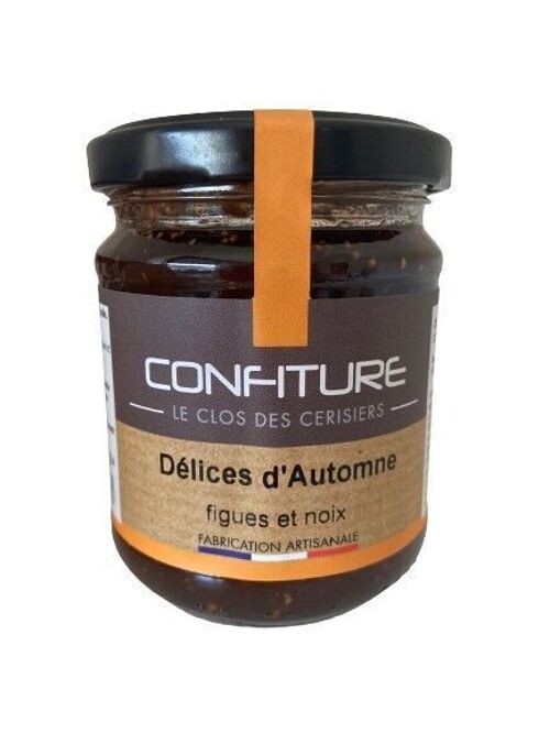 Confiture Extra "Délices d'Automne" (Figues violettes/Miel/Noix des Charentes)