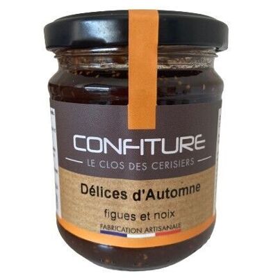 Confiture Extra "Délices d'Automne" (Figues violettes/Miel/Noix des Charentes)