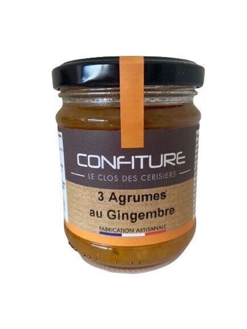 Confiture Extra de 3 agrumes au gingembre