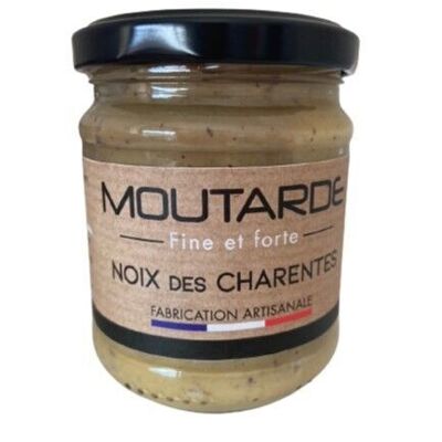Moutarde fine et forte aux Noix des Charentes
