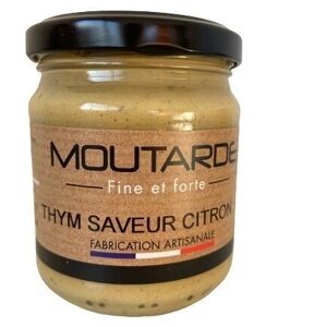 Moutarde Fine et Forte au Thym & Citron