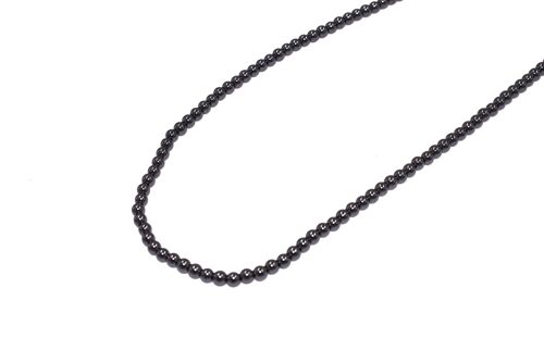 Halskette aus Hämatit ca. 3 mm