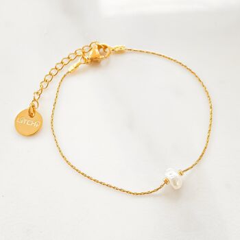 Bracelet single pearl 1