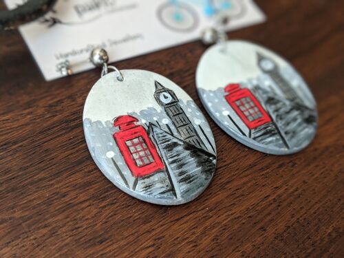 London landscape earrings