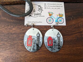 Boucles d'oreilles paysage londonien 7