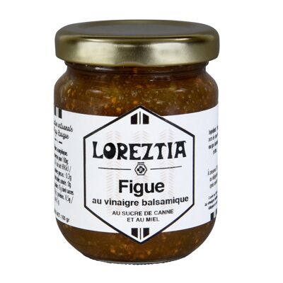 Confit de Figue au Vinaigre Balsamique LOREZTIA 100g