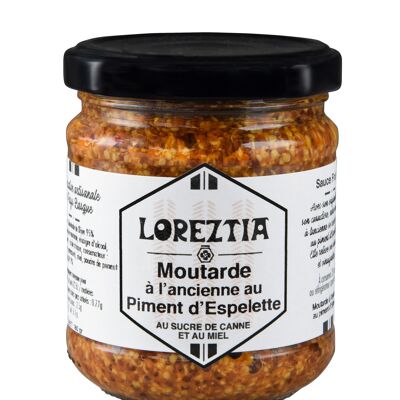 Moutarde au Piment d'Espelette LOREZTIA 180g