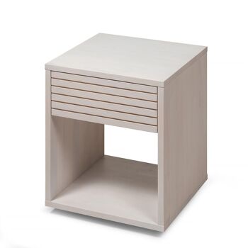 Table de chevet EMMA, bouleau blanc 3