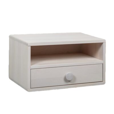 HOPE bedside table, white birch