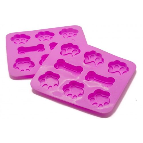 Silicon Paw and Bone Moulds (2 Pack)