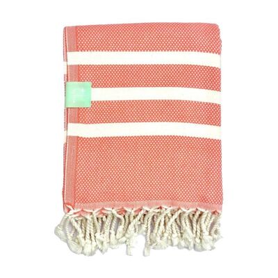 Luxe Coral Hammam Towel