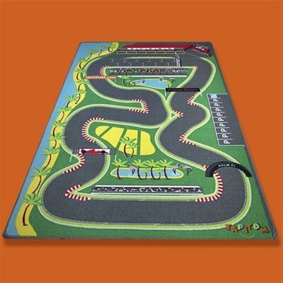 Alfombra de juegos para niños - circuito de coches 130 x 200 cm