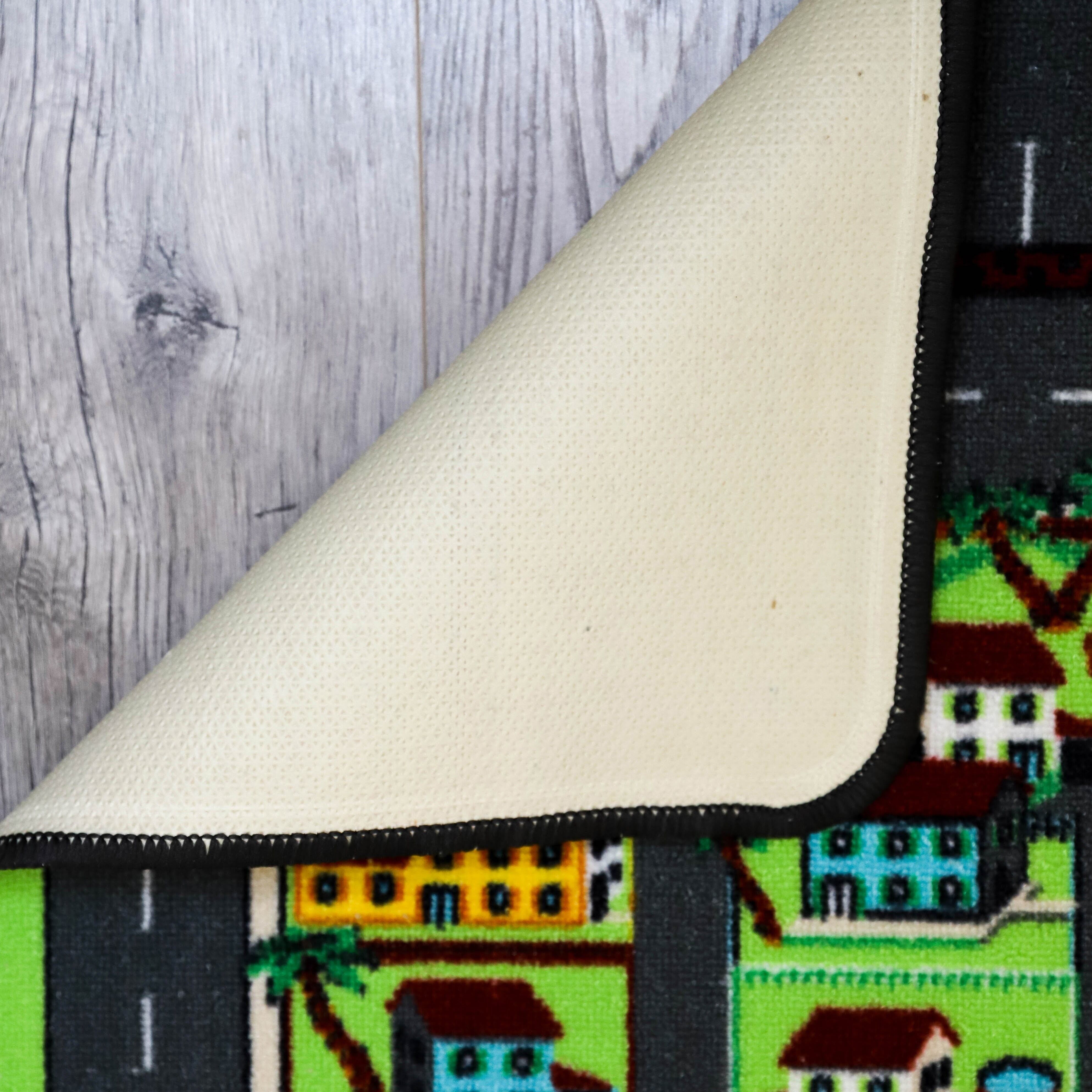 Tapis de jeu pour enfant routes dans la ville 130 x 200 cm