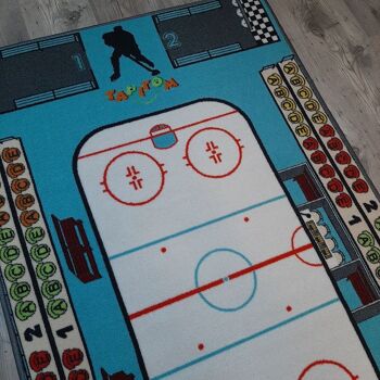 Tapis de jeu pour enfant - patinoire - hockey 95 x 133 cm 6