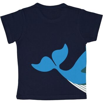 T-shirt enfant manches courtes baleine 6
