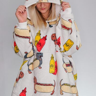 Hot Diggity Dog – Hooded Blanket