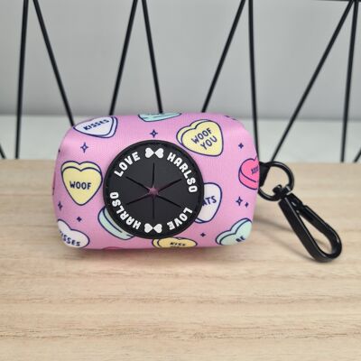 Soporte para bolsas de caca – Love Hearts